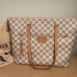 Louis Vuitton Iena MM Tote in Damier Azur